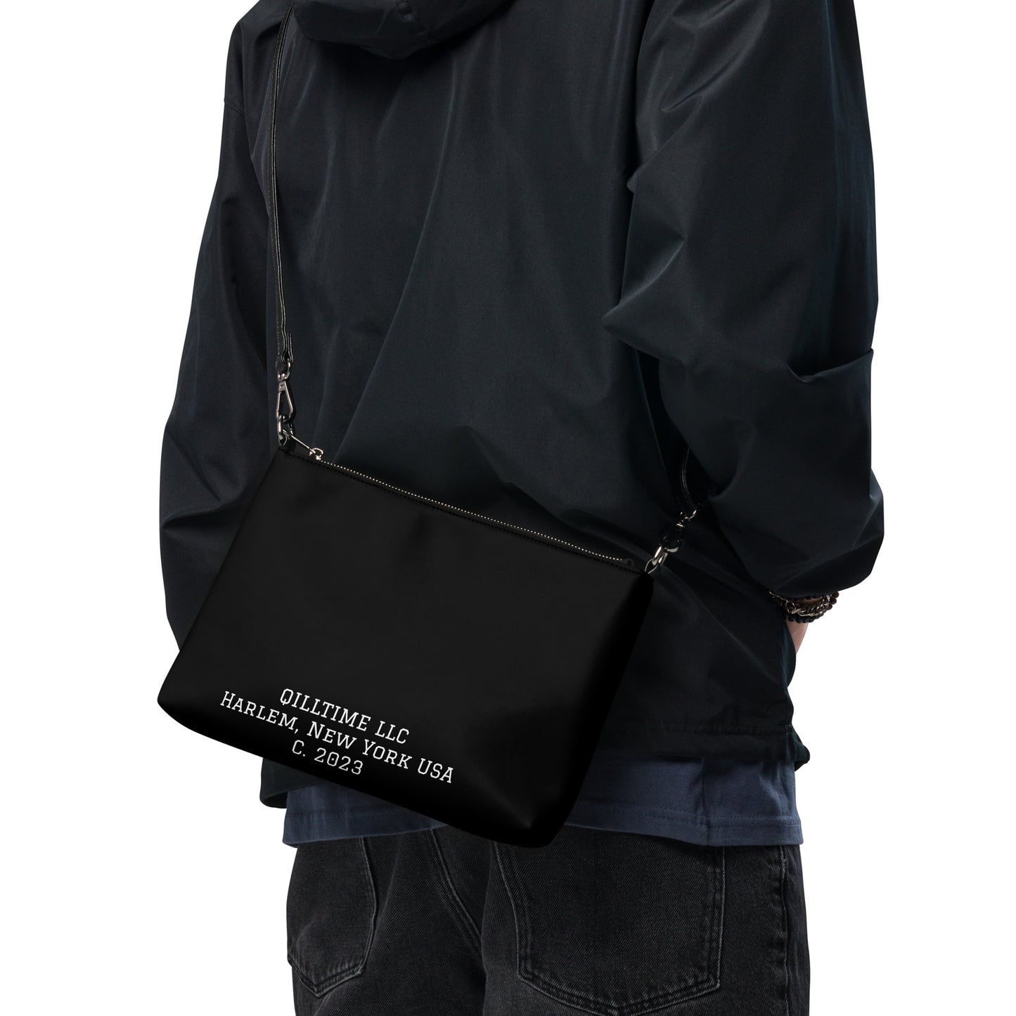 QILLTIME Logo Crossbody bag/ Black