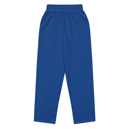 QILLTIME Logo Wide-leg joggers/Dark Cerulean