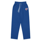 QILLTIME Logo Wide-leg joggers/Dark Cerulean