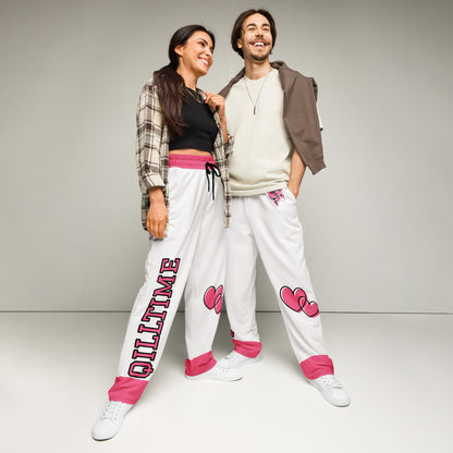 QILLTIME Pink Love joggers