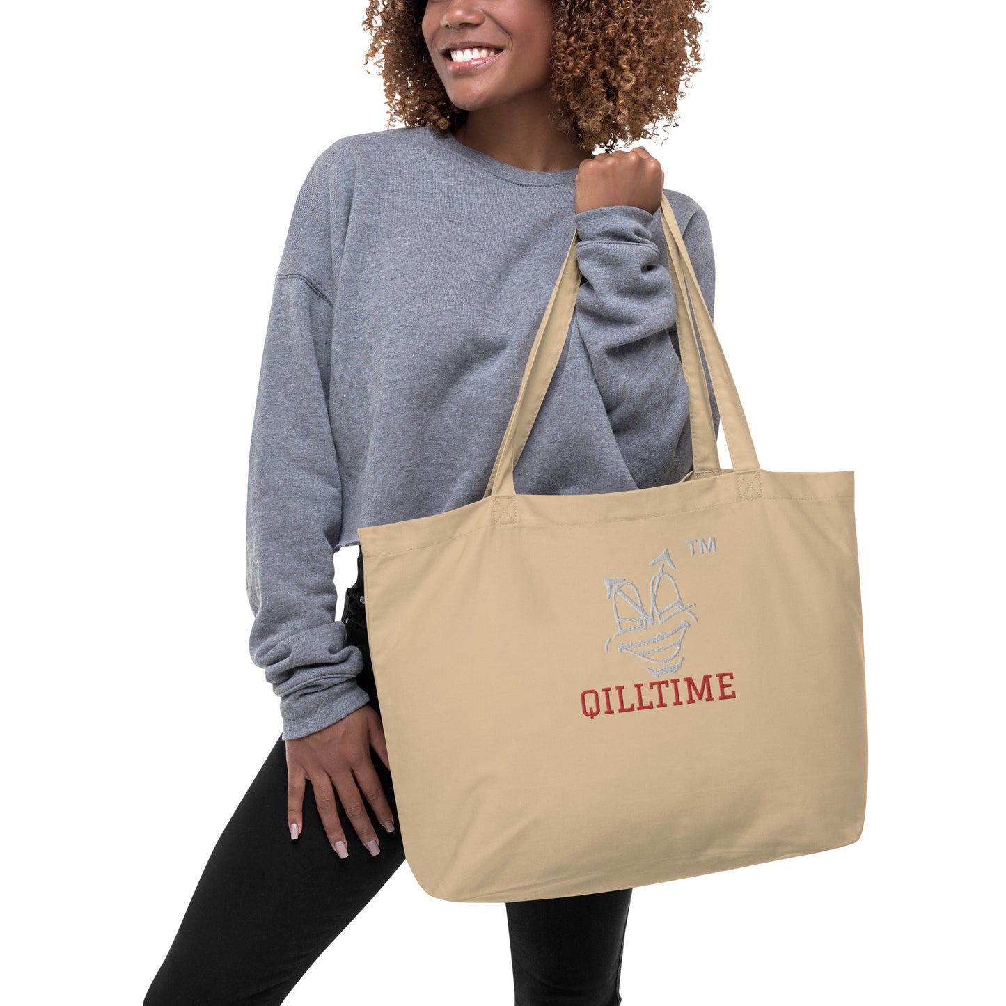 QILLTIME Original Large organic tote bag