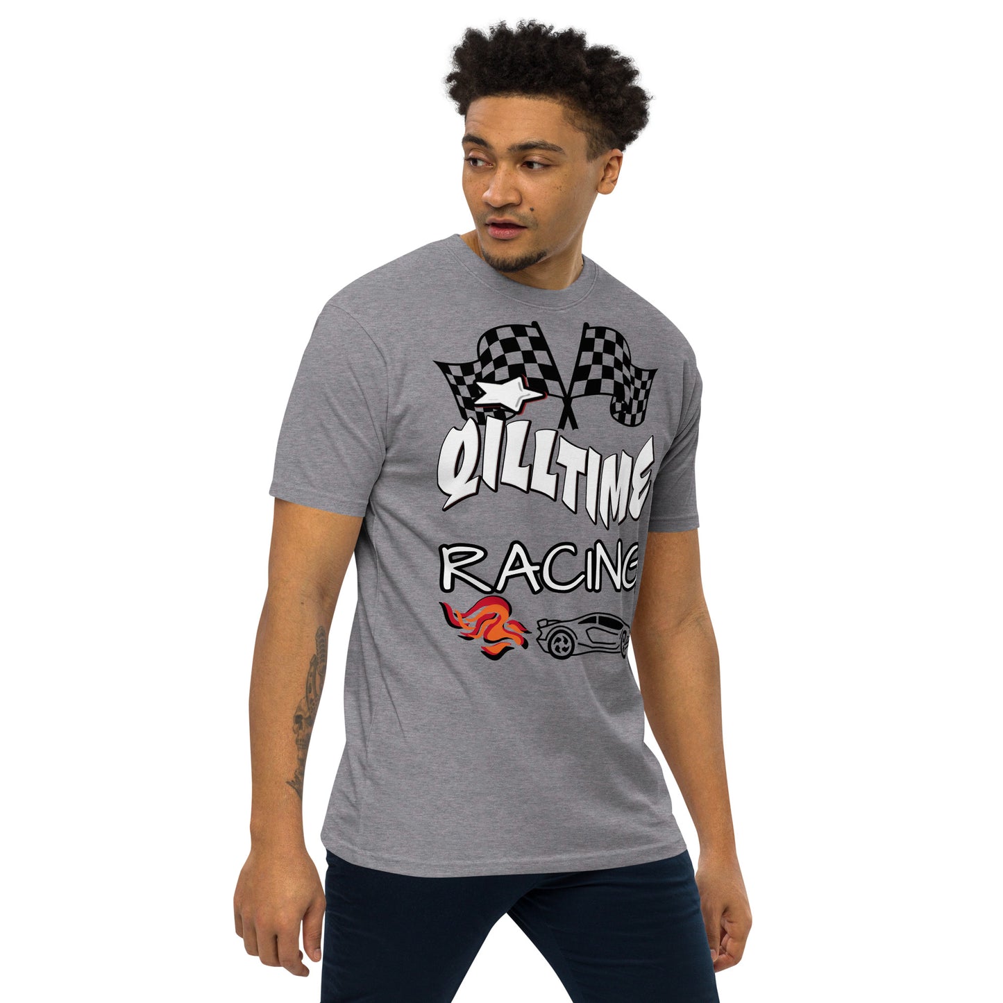 QILLTIME Racing Men’s heavyweight tee