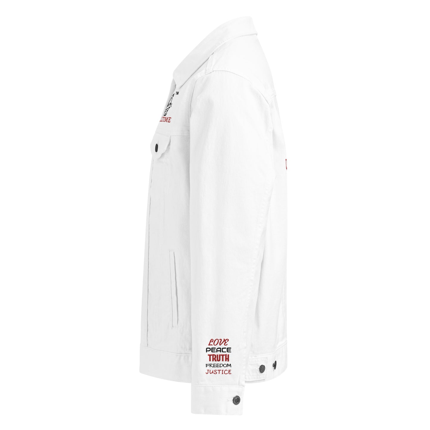 QILLTIME Original White denim jacket