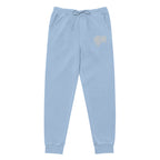 QILLTIME Logo Embroidery Unisex pigment-dyed sweatpants