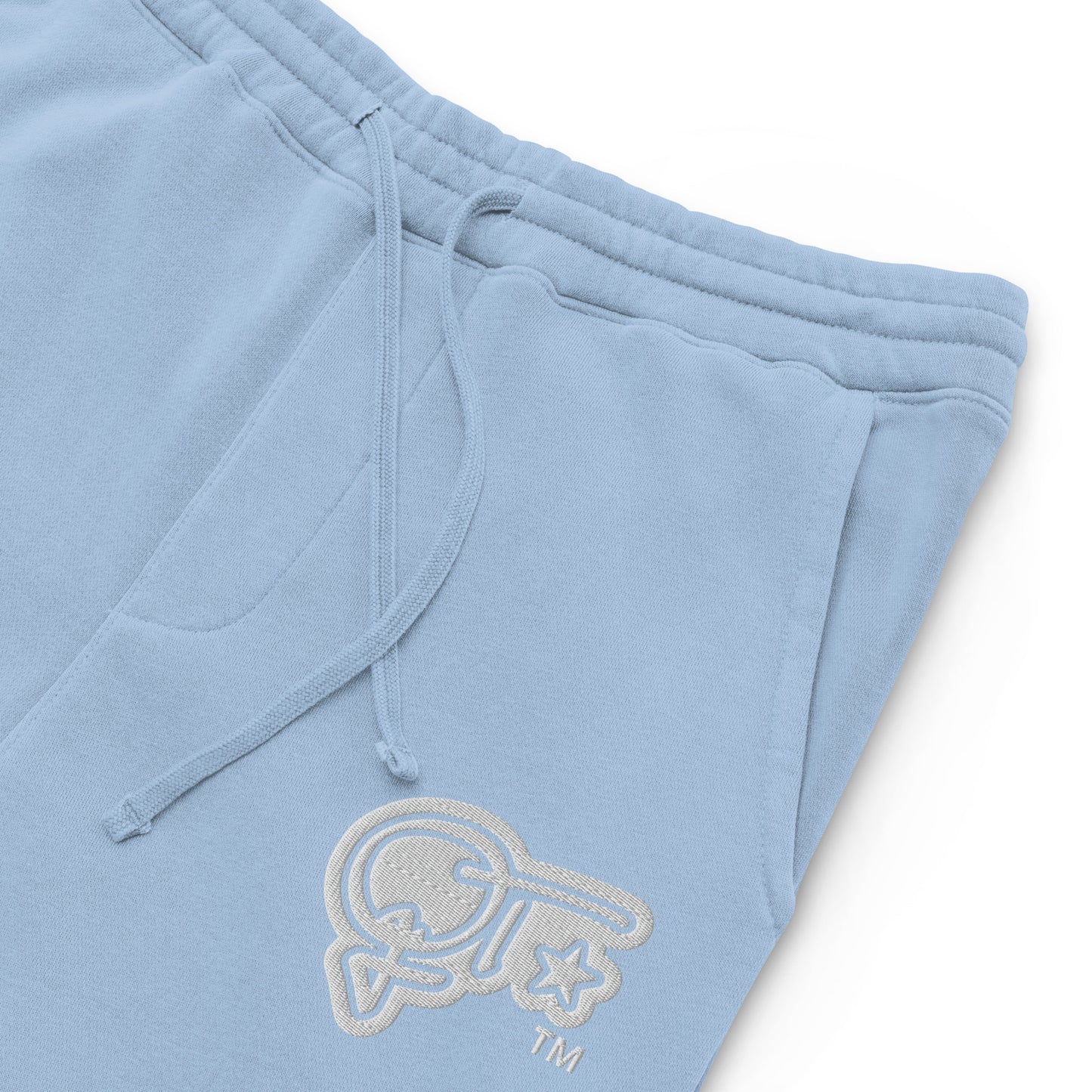 QILLTIME Logo Embroidery Unisex pigment-dyed sweatpants