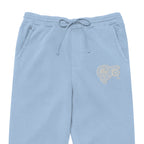 QILLTIME Logo Embroidery Unisex pigment-dyed sweatpants