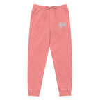 QILLTIME Logo Embroidery Unisex pigment-dyed sweatpants