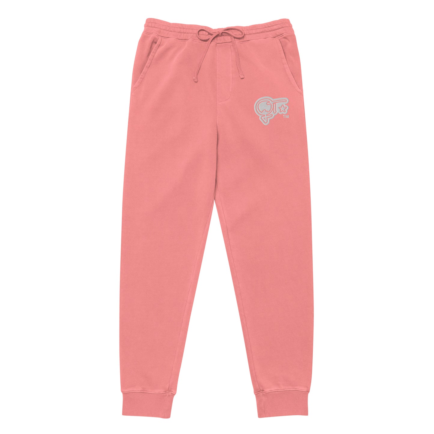 QILLTIME Logo Embroidery Unisex pigment-dyed sweatpants