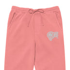 QILLTIME Logo Embroidery Unisex pigment-dyed sweatpants
