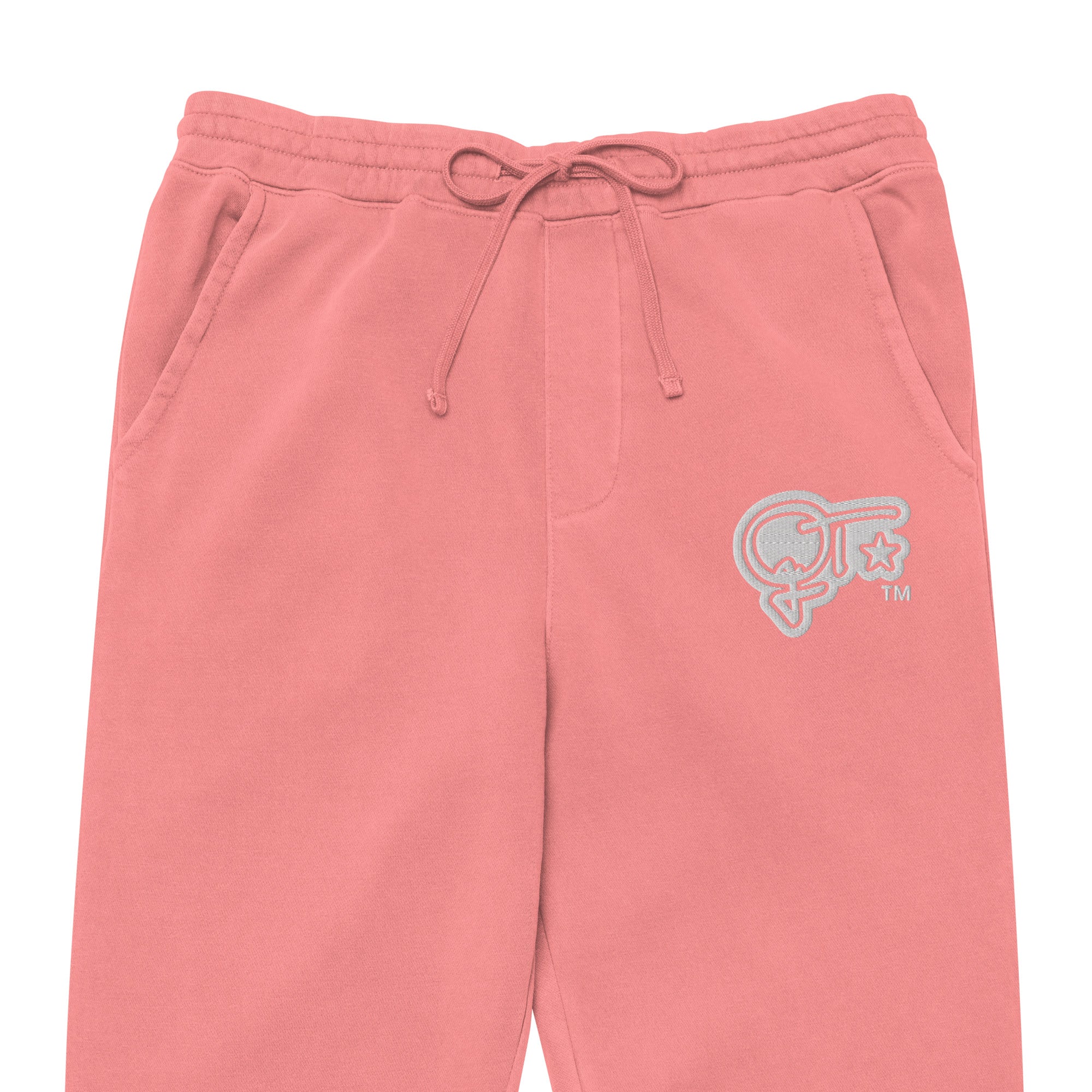 QILLTIME Logo Embroidery Unisex pigment-dyed sweatpants