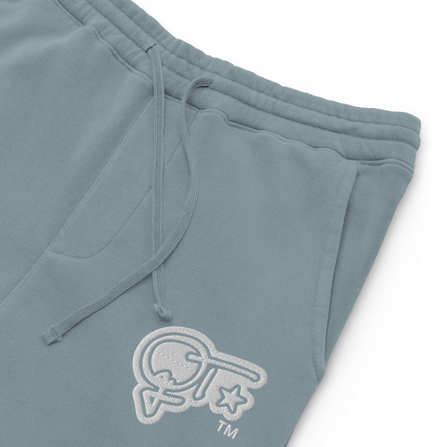 QILLTIME Logo Embroidery Unisex pigment-dyed sweatpants