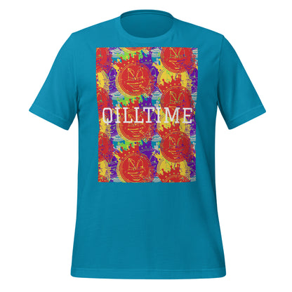 QILLTIME Multicolor Clock Unisex t-shirt