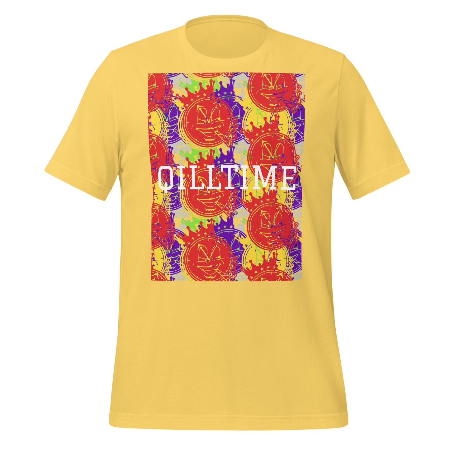 QILLTIME Multicolor Clock Unisex t-shirt